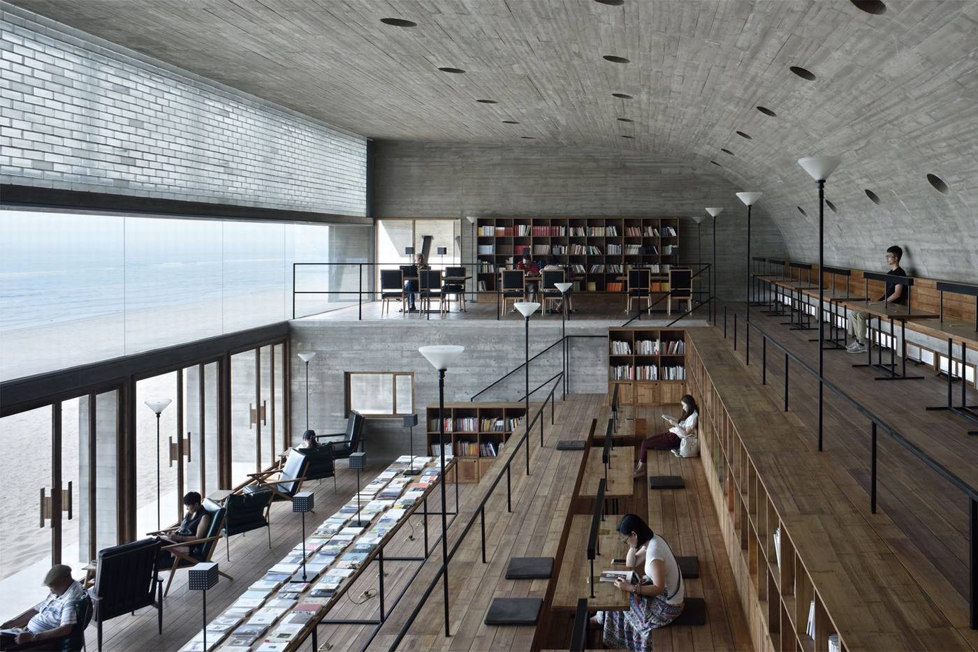 直向建筑丨三联书店海边公益图书馆丨施工图 概念方案 高清图 视频-10