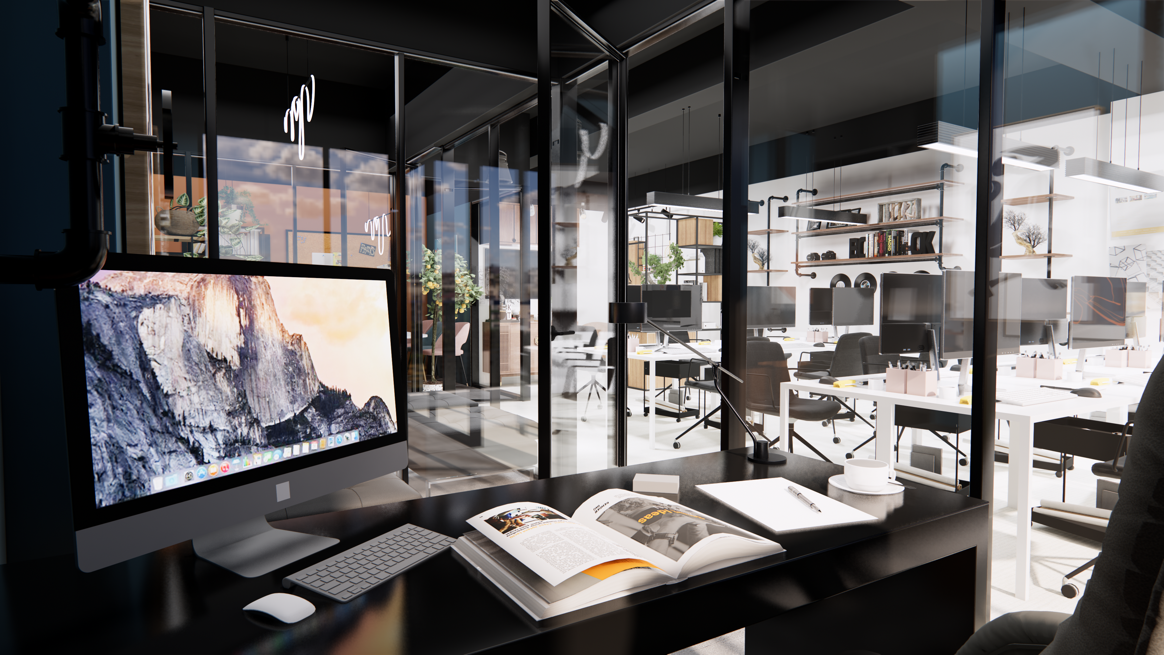 现代风家装工装效果图设计表现-8