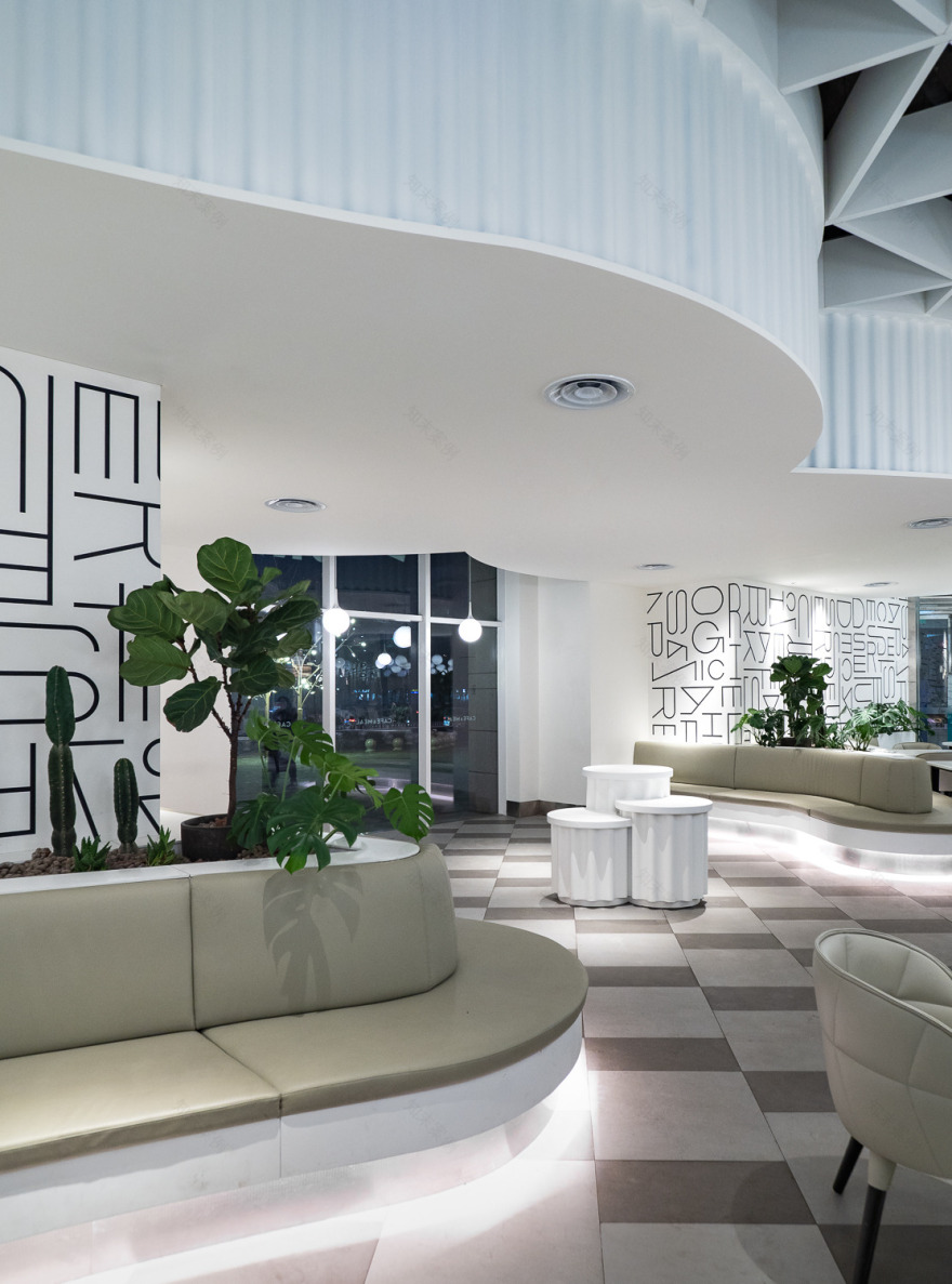 北京 CupOne 咖啡馆 | 几何造型构建灵动空间-6