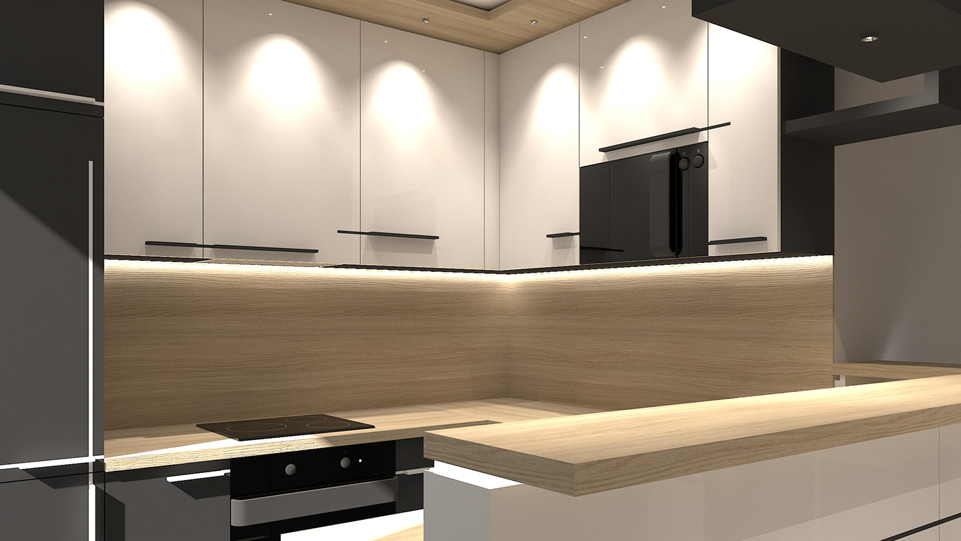 Small kitchen project for a young family.-3