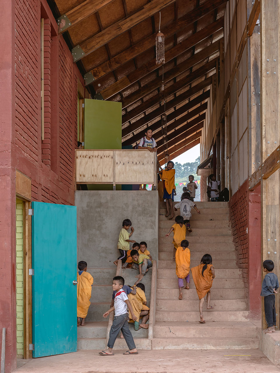 阿尔托萨尼贝尼联盟托儿所及小学，秘鲁/利用墙壁打造多功能空间-61