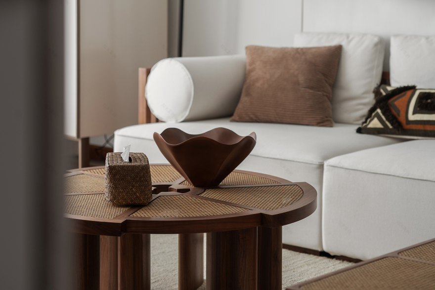 世贸丽晶城禅意东方空间丨颜青软装-17