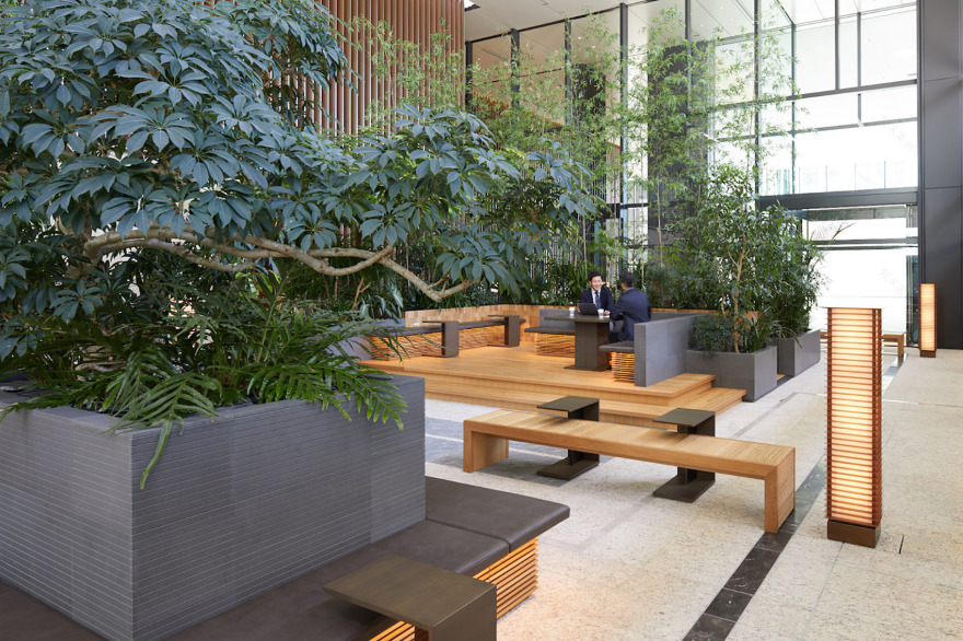 东京金融区绿洲入口大厅丨日本东京丨ikg inc.-16