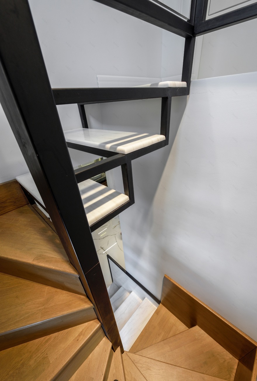 创意木石交融,MNK 设计工作室打造双层公寓空间-34