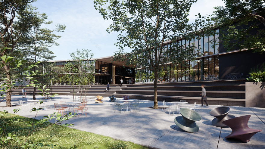 极简主义的绿色商务别墅设计-0