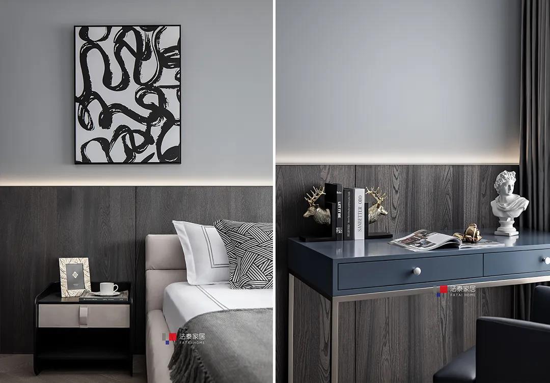 武汉 200㎡现代轻奢家居，融入古典元素，打造温馨共享空间-39