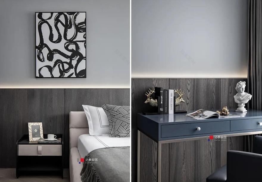 武汉 200㎡现代轻奢家居,融入古典元素,打造温馨共享空间-39