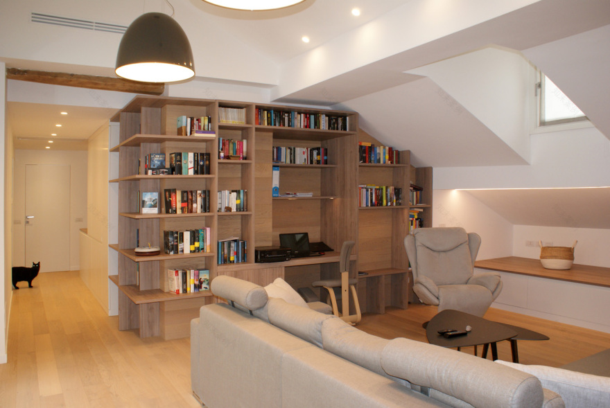 湖滨别墅三层阁楼改造,历史与现代完美融合-6