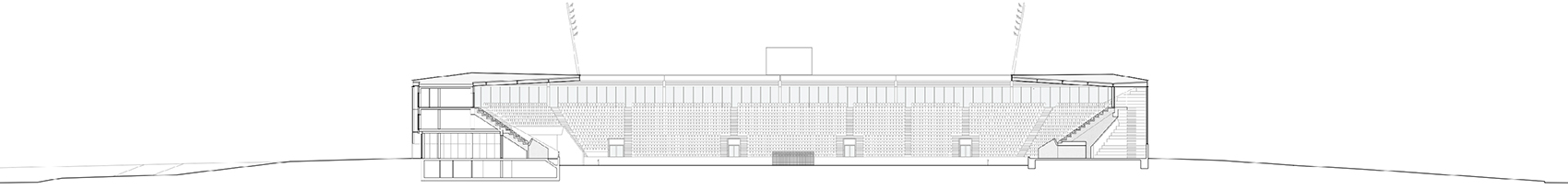 洛桑市新足球场馆，瑞士/散发宁静感的市郊体育设施-100