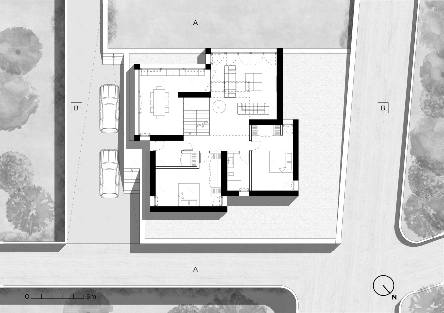五维空间 | 打造理性与自然共融的现代住宅-4