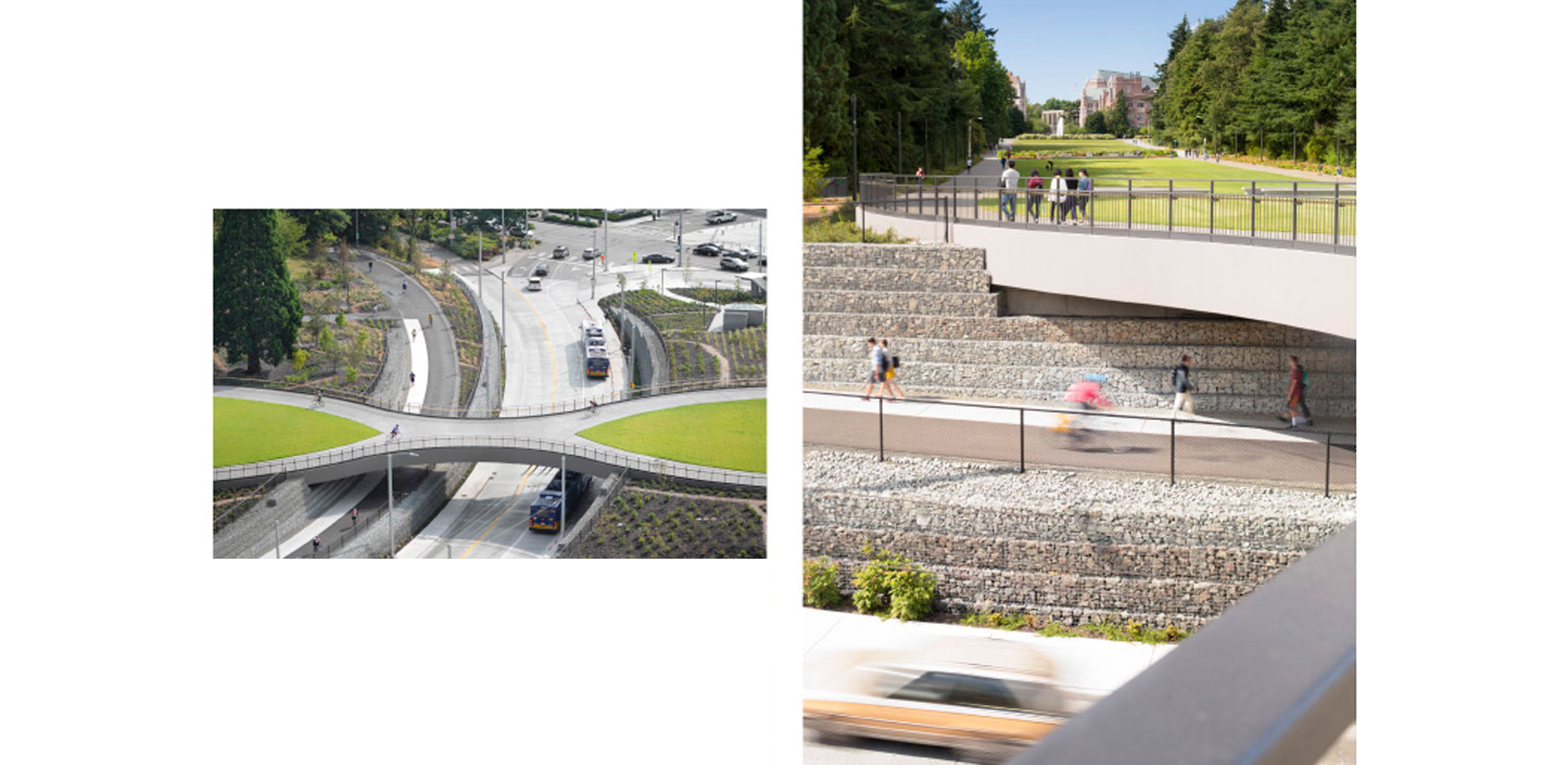 2019 ASLA通用设计类荣誉奖：下雷尼尔维斯塔和人行陆桥，美国西雅图/在众多交通模式的交汇地带建立一条具有重要意义的校园轴线-61