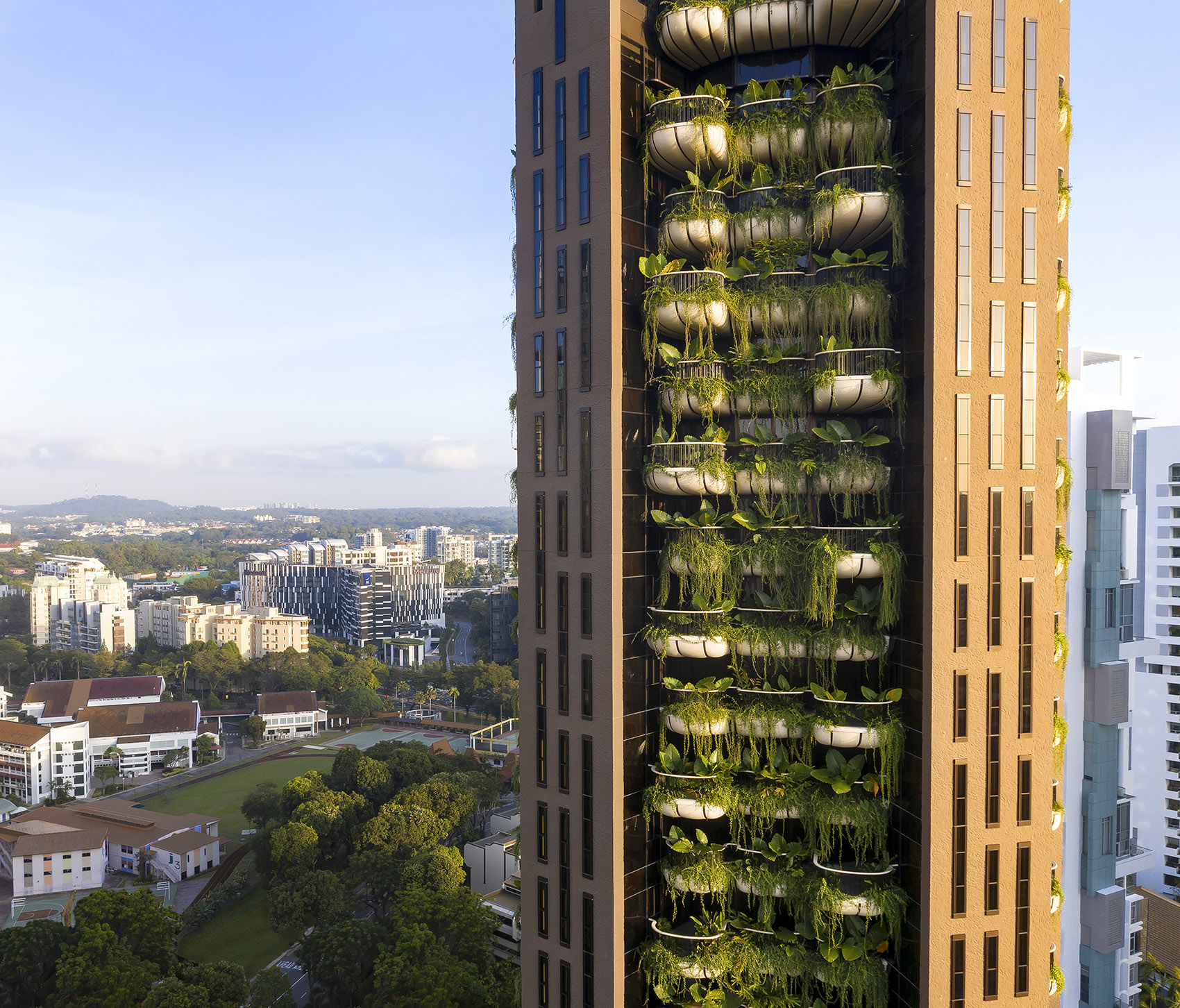EDEN公寓楼，新加坡/将新加坡的花园景观推向天空-17