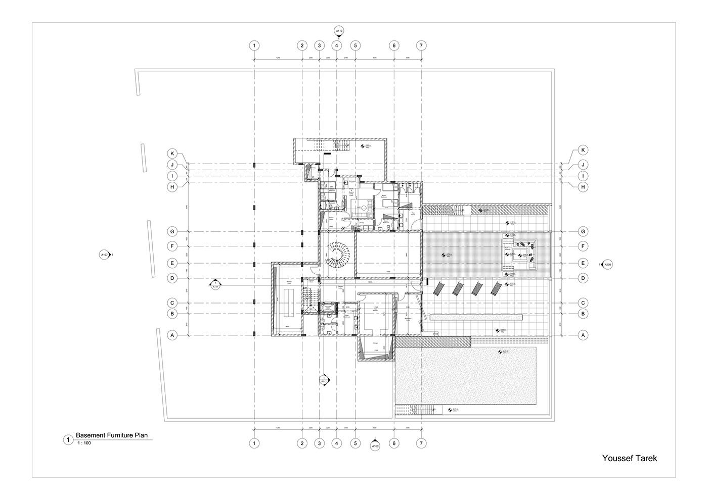 Youssef Tarek丨别墅建筑丨Villa Working Dawings-4