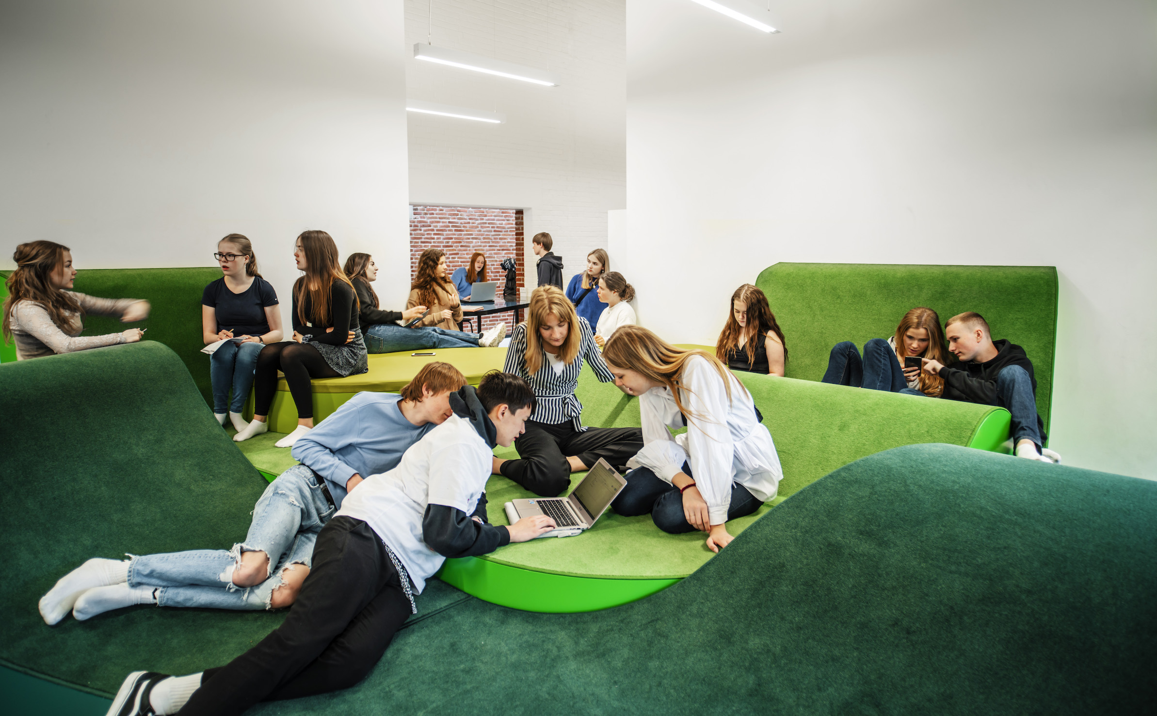 丹麦 Buddinge 学校创新学习空间-3