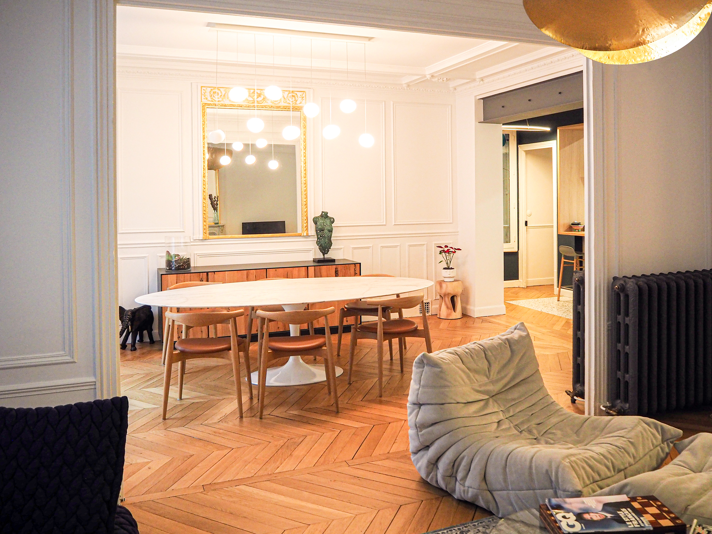 巴黎玛黑区公寓翻新丨法国巴黎-2