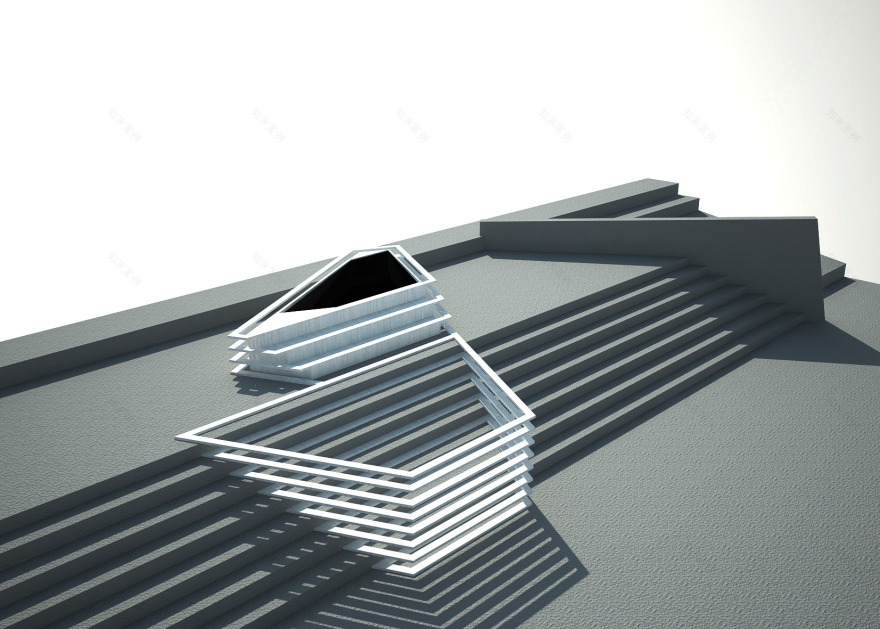 纸船唤起童年记忆,法国 Origamic 展厅设计展现地中海风情-12