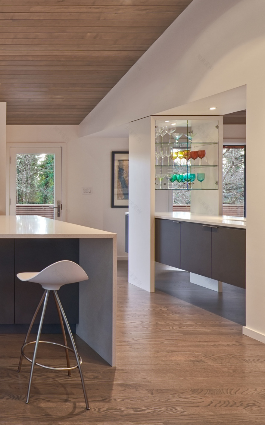 俄勒冈州波特兰市 SW Portland 现代别墅室内设计-7