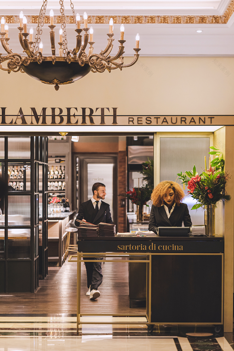 莫斯科丽思卡尔顿酒店 Sartoria Lamberti 餐厅设计-1