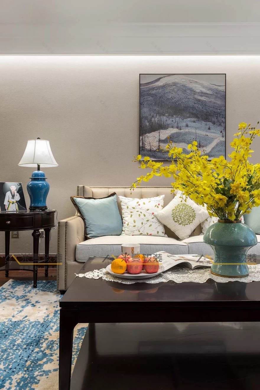 米夏软装打造优雅美式家居,温暖一家人的异国生活-118