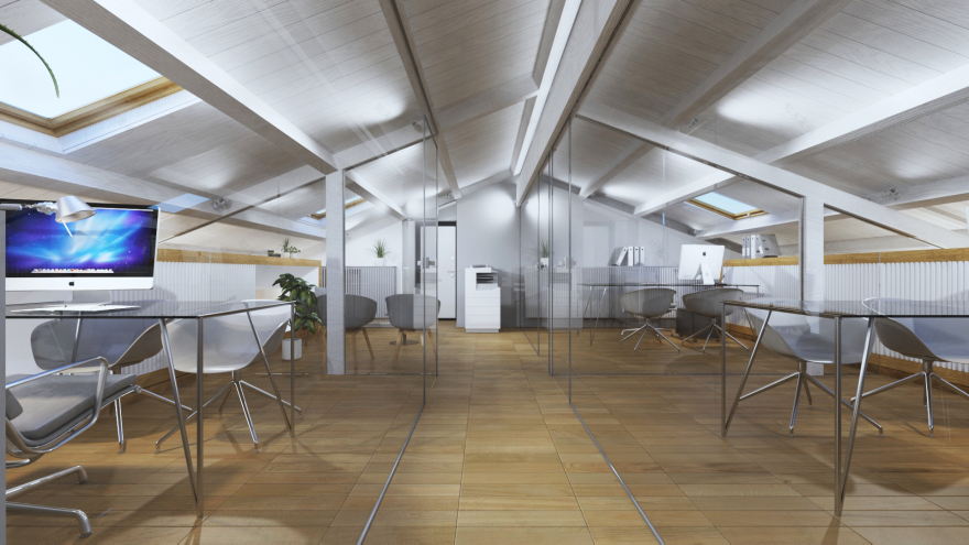 历史中心的小型办公室设计-1