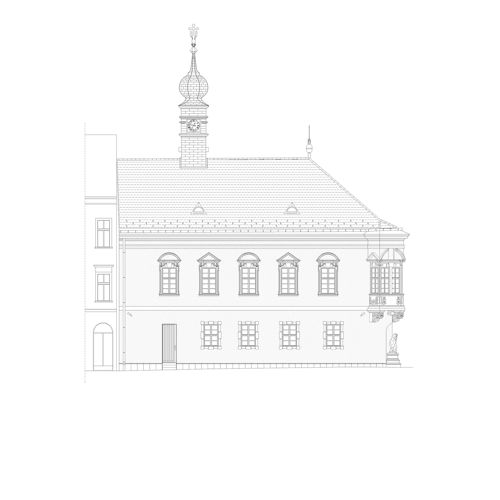 布达旧市政厅改造、翻新和扩建，匈牙利/让历史的伤痕成为建筑中不可或缺且清晰可读的一部分-102
