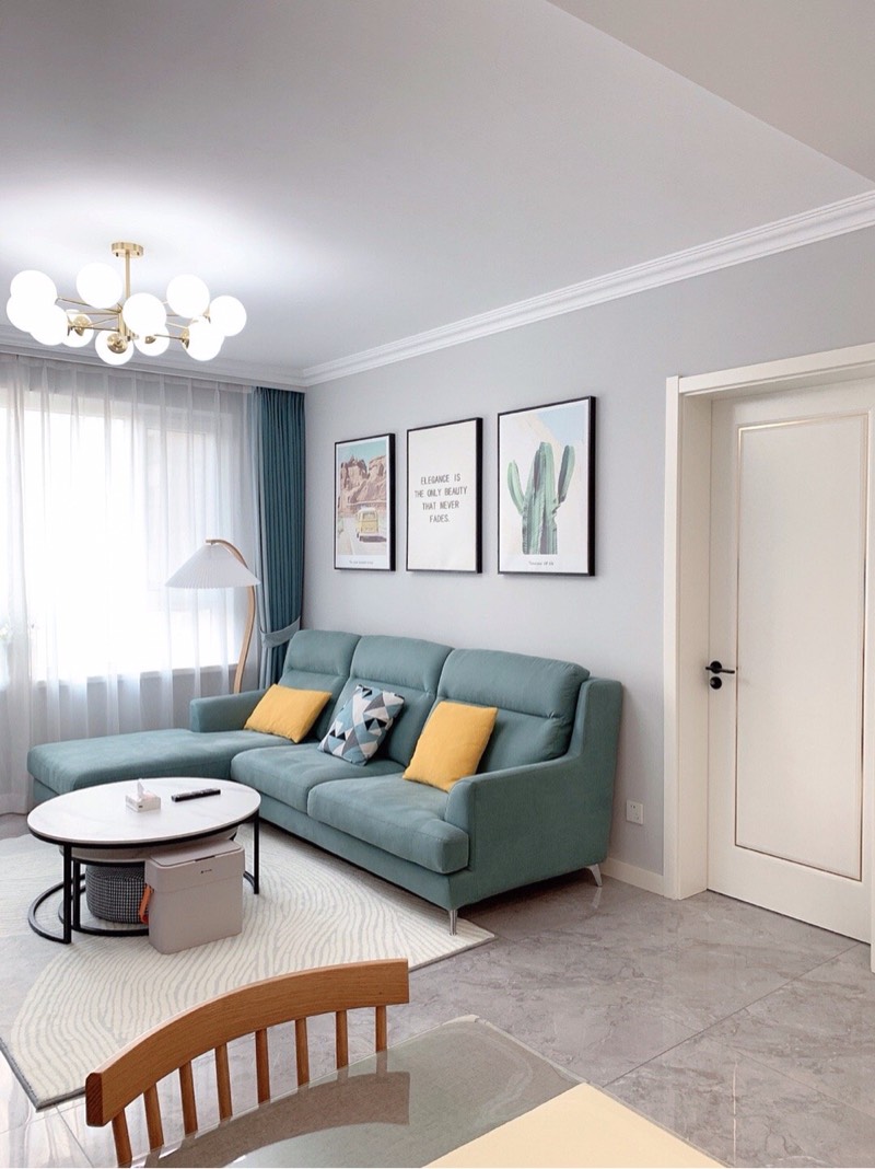 北欧风格清新淡雅设计-4