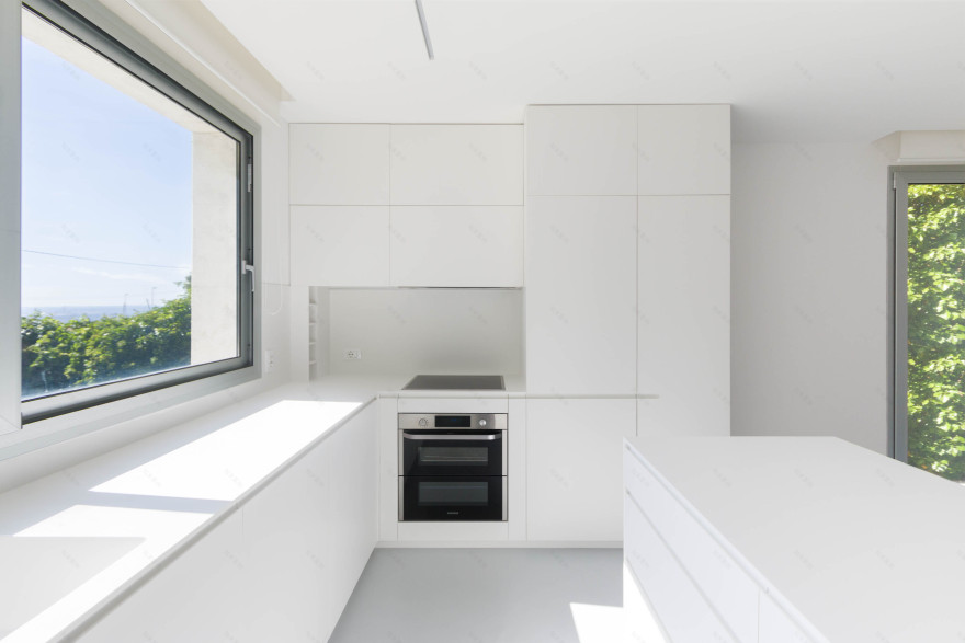 极简风格别墅厨房设计,打造开放式空间-0