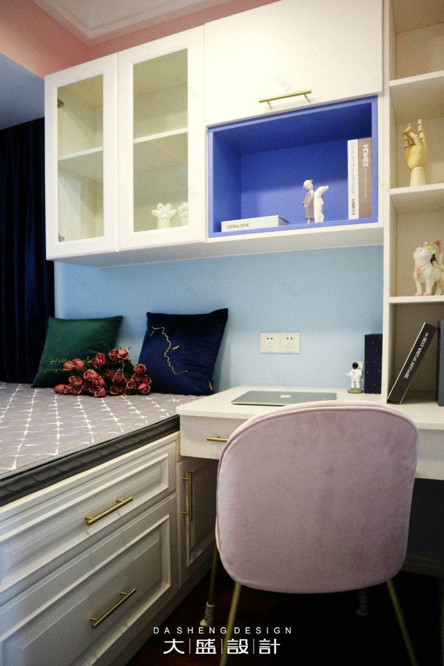 南宁光明城市 96㎡孟菲斯风格家居,色彩斑斓的甜蜜空间-64