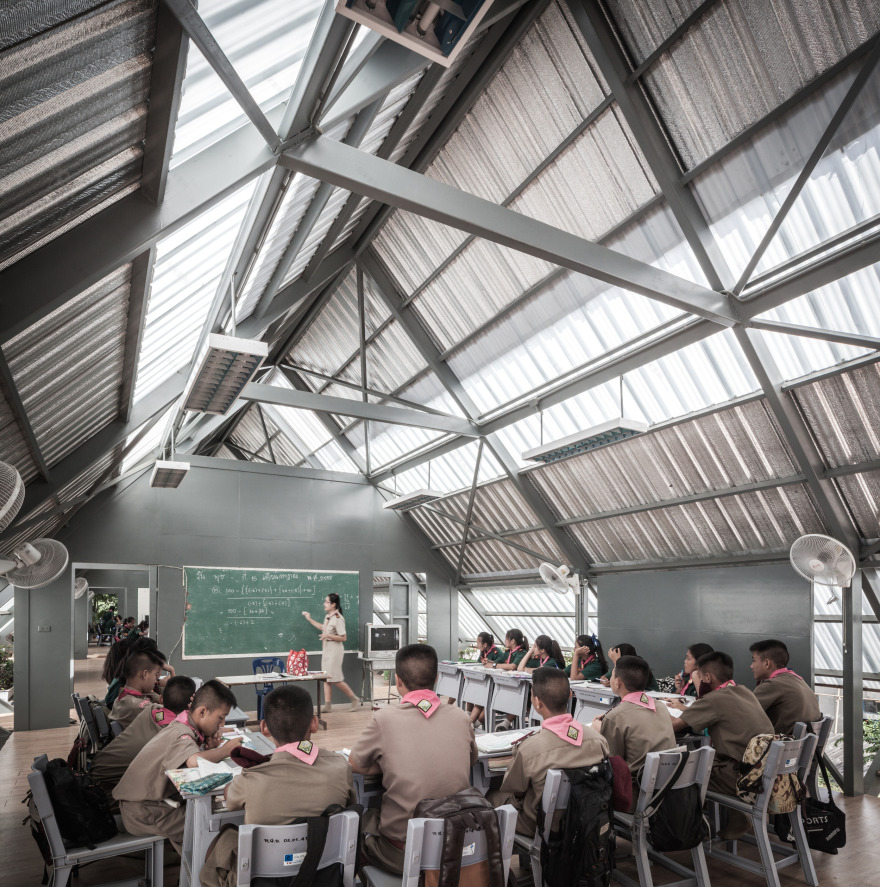 泰国震后重建的生态学校设计-23