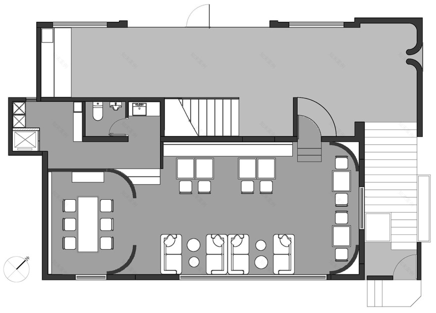 印澜食集·二舍丨中国青岛丨青岛舟不离空间设计-62