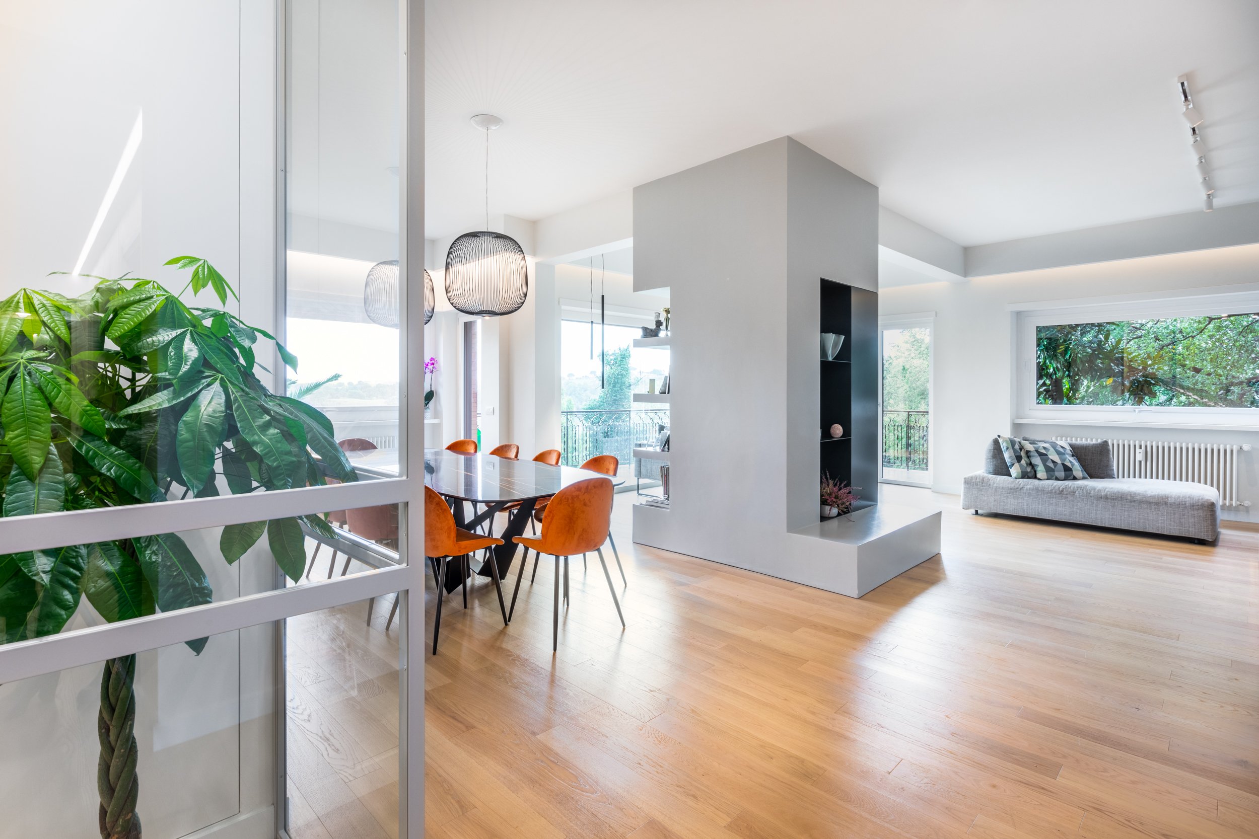 绿意盎然，罗马公园公寓的室内设计之旅-0