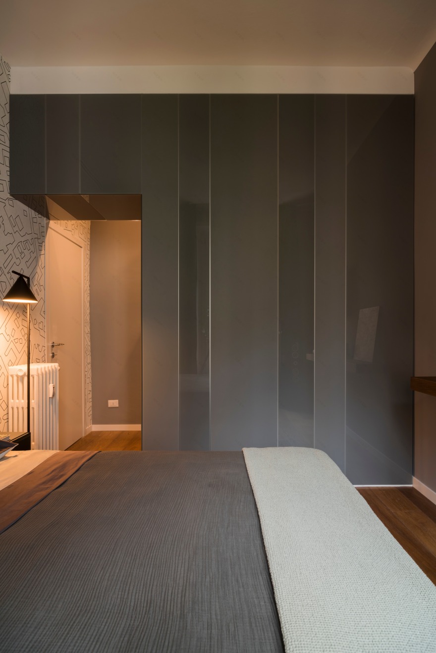 现代复古风公寓改造丨意大利米兰-8