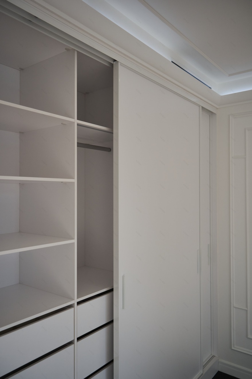 极简白色衣柜与衣帽间设计,时尚温馨-10