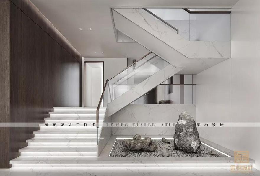 金恪设计丨别墅灰度空间 | 简约舒适,智能生活-11