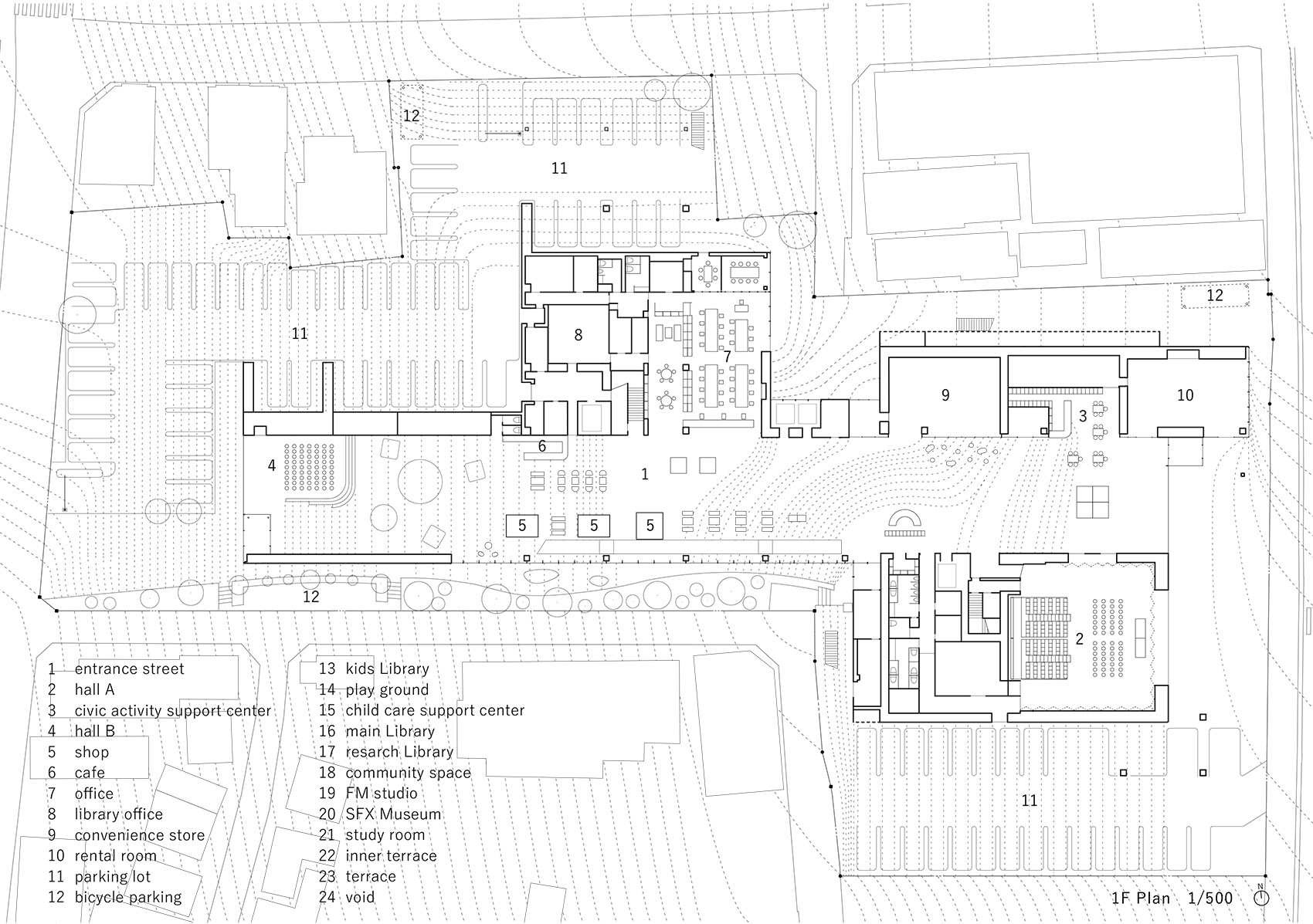 福岛 Sukagawa 社区中心丨日本福岛丨UNEMORI ARCHITECTS,Ishimoto 建筑和工程公司-96