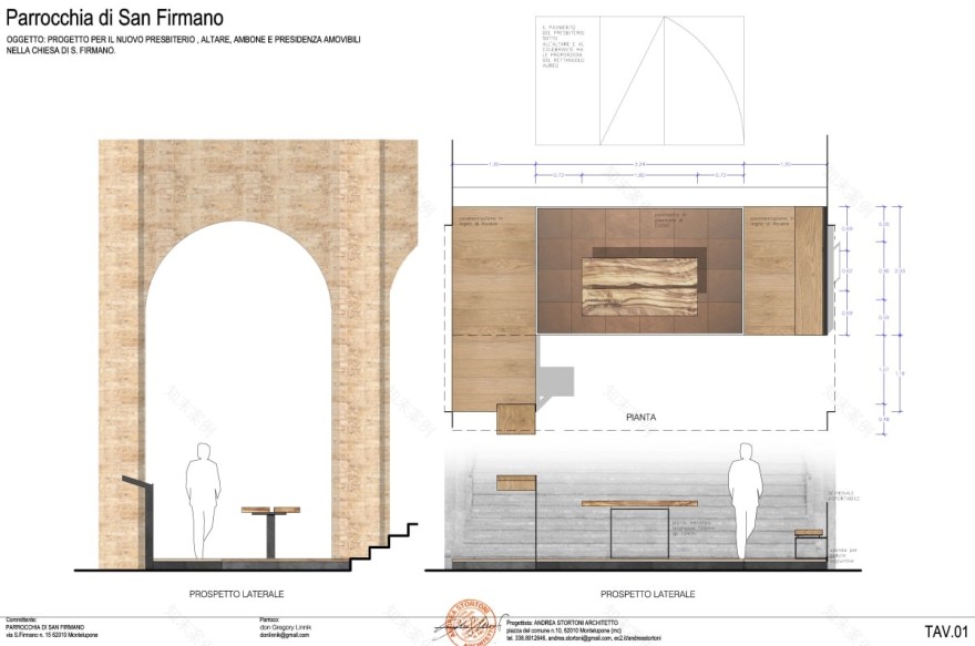 意大利中世纪教堂新设现代祭坛-7