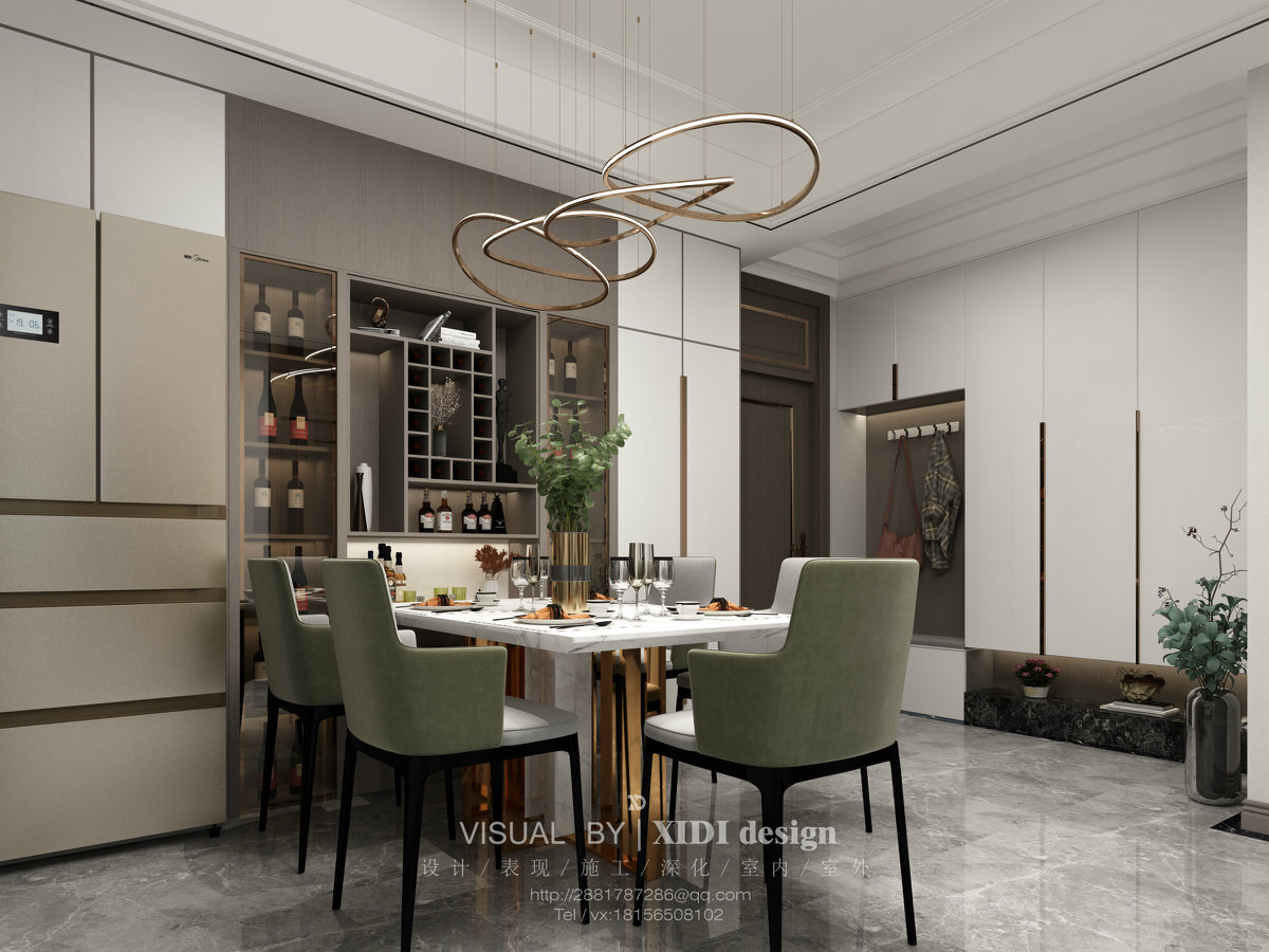 四月更新丨现代轻奢法式系列客餐厅餐厅合集-10