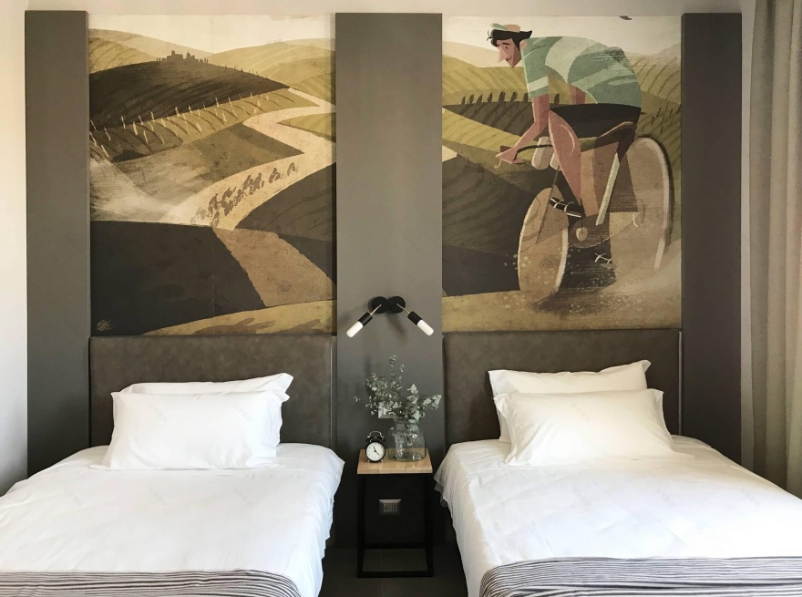 Mathis 酒店 | 摩托灵魂的复古现代空间-6