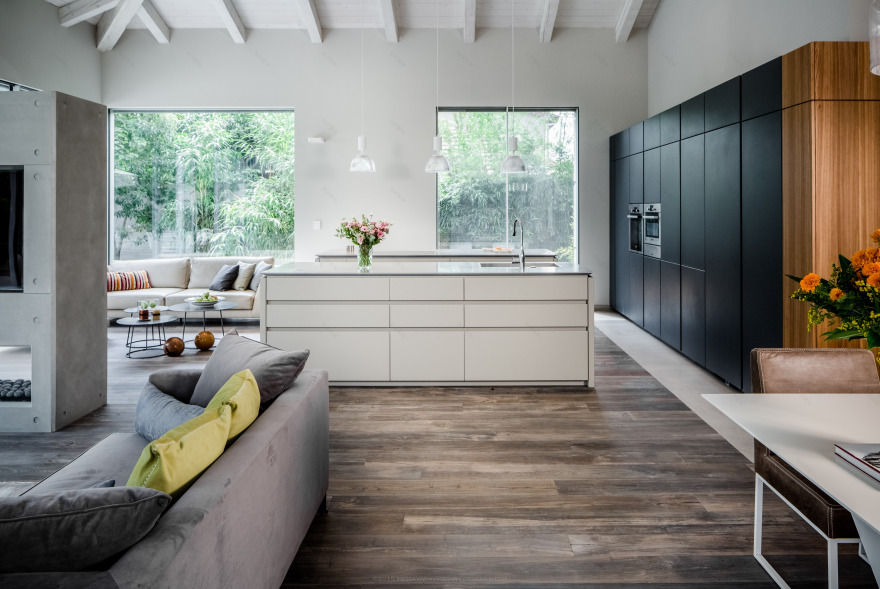 层叠空间,开放式别墅生活-4