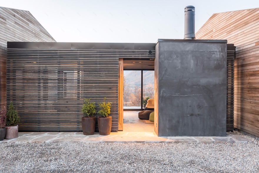 挪威森林中的私密度假屋-0