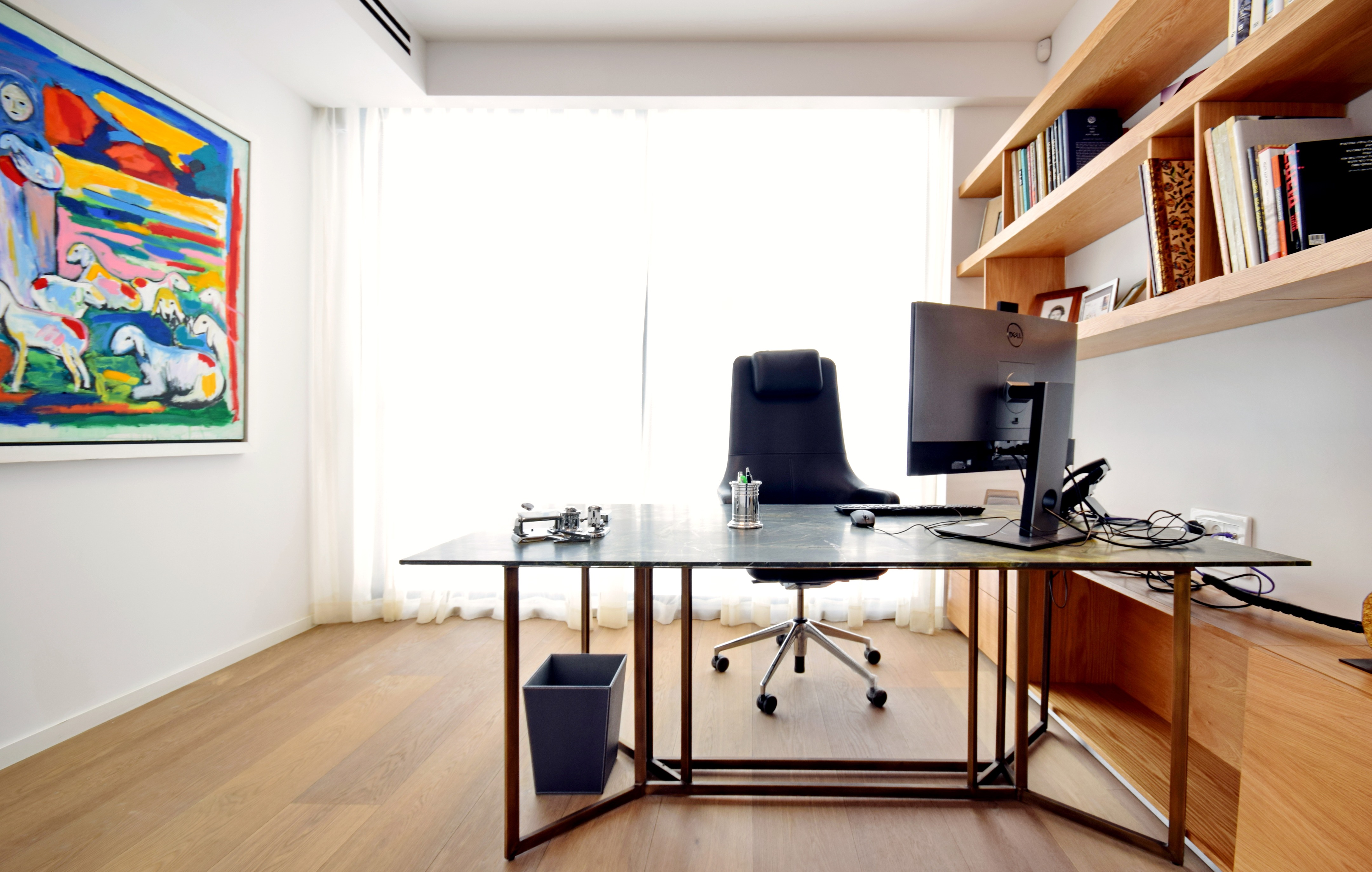 特拉维夫公寓，色彩与材质的完美协奏-11