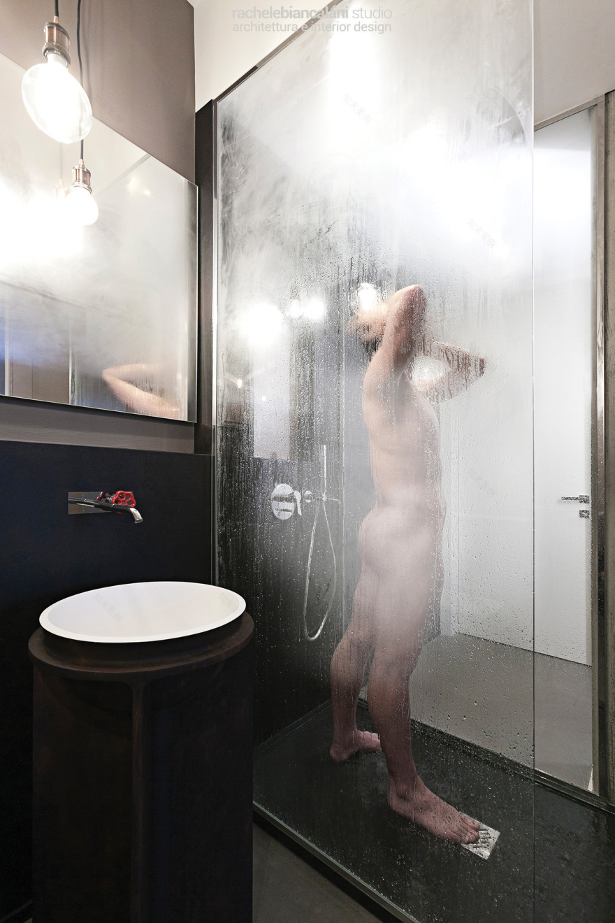 工业风 2.0 公寓 | 定制铁艺、原始砖墙、开放空间-54