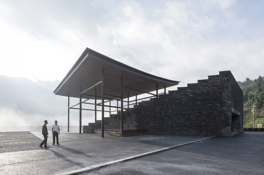 大发天渠游客中心,贵州/寻求新建筑与乡村景观的融合-24