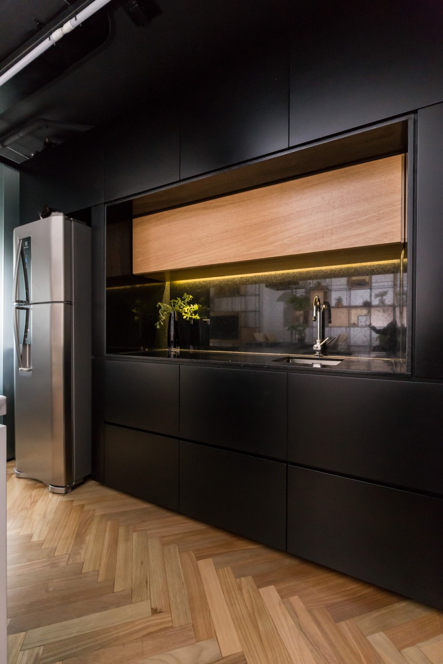 黑白灰的简约之家 | 巴西公寓设计案例-16