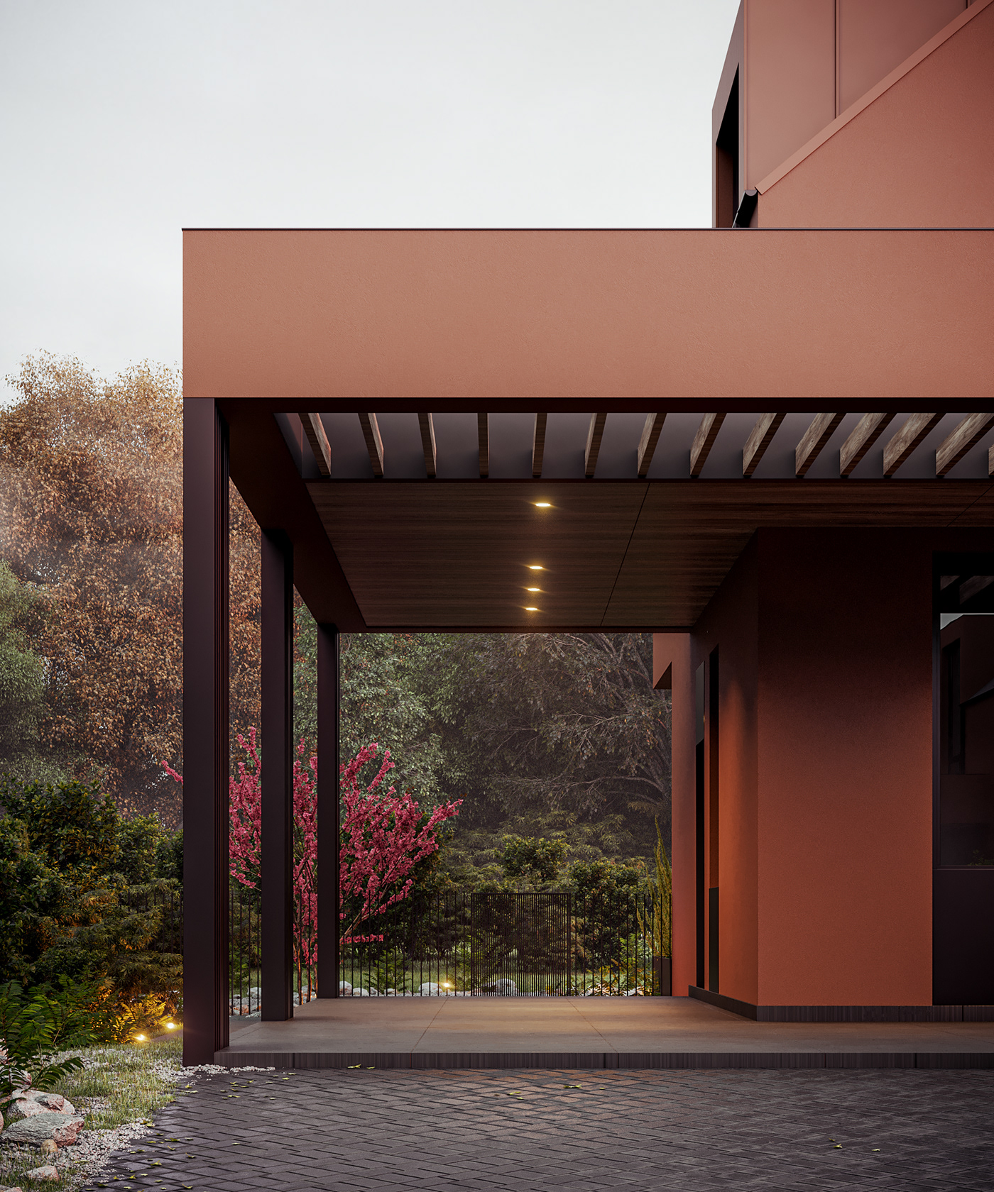 乌克兰现代简约别墅设计-9