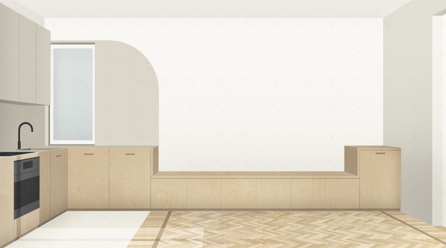 翻转空间的平层公寓改造 | 日与夜的和谐共生-18