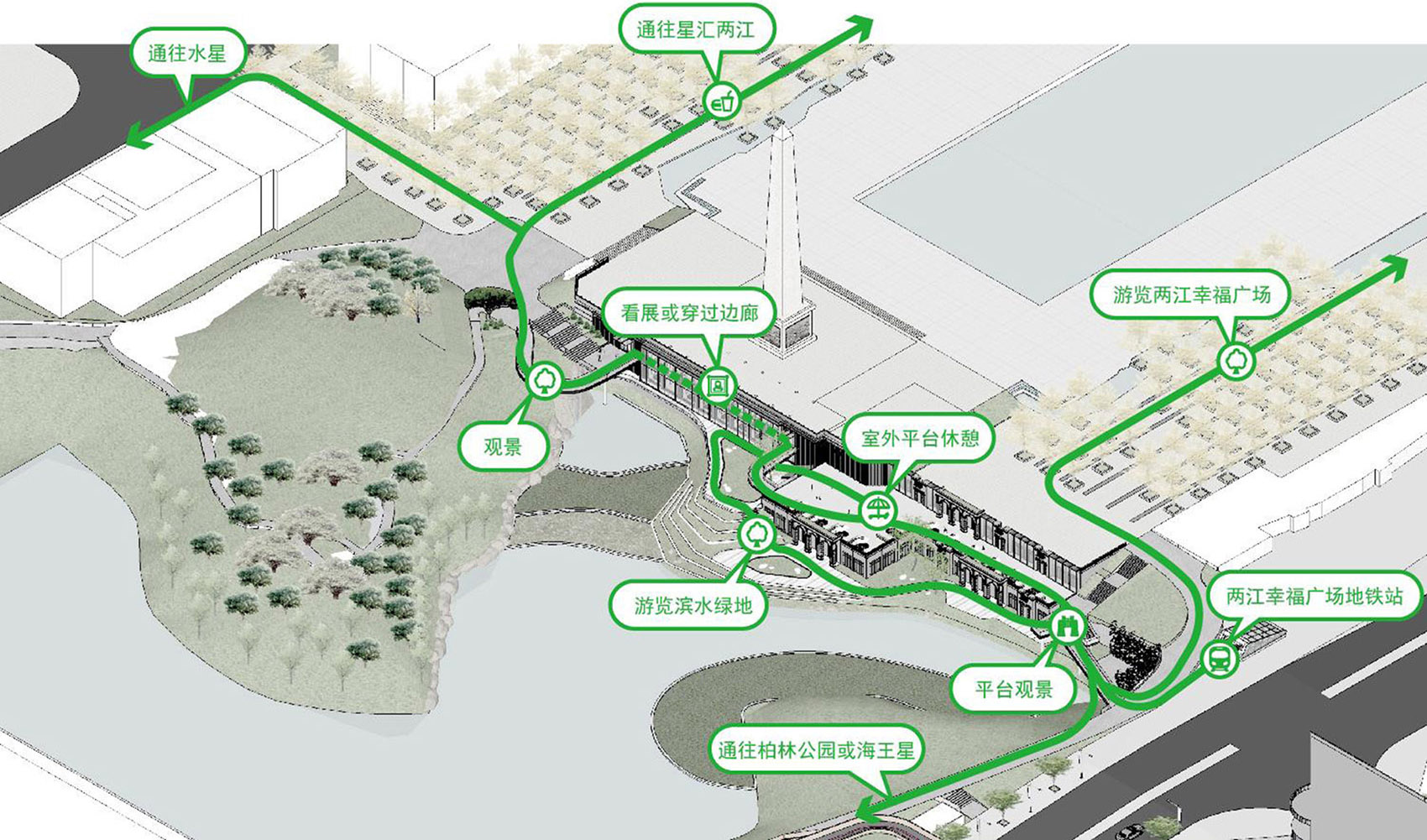 重庆大数据智能化展示中心 | 城市微更新的“针灸式”场所改造-22