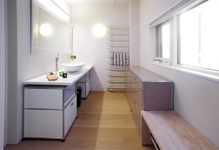 日本 Morioka 别墅现代室内设计,USM 模块化家具打造宽敞生活空间-17