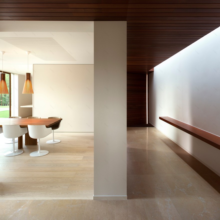 森林中的别墅,开放式空间与私密性的完美结合-12