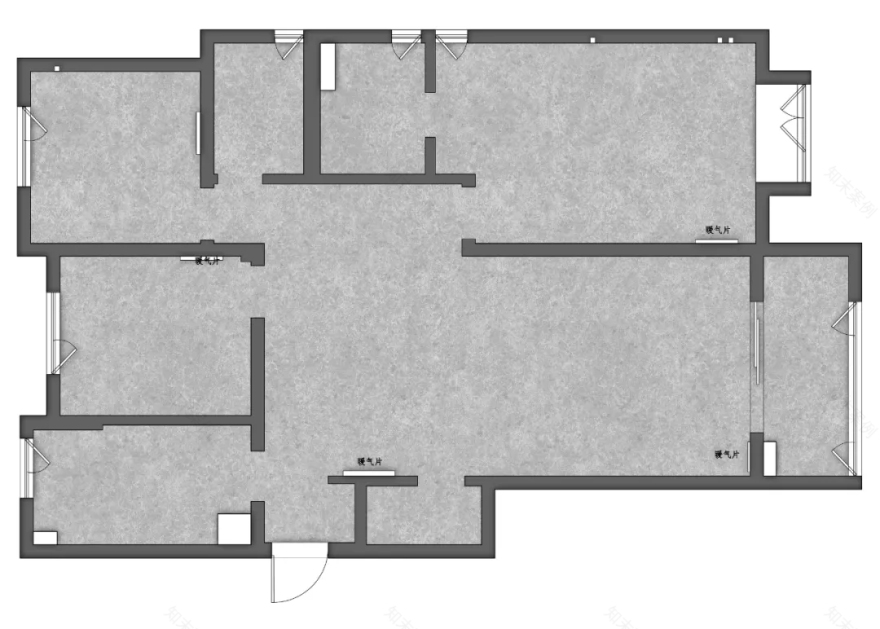 合肥华润凯旋门 130㎡精装房改造,美式轻奢风格温馨实用-14